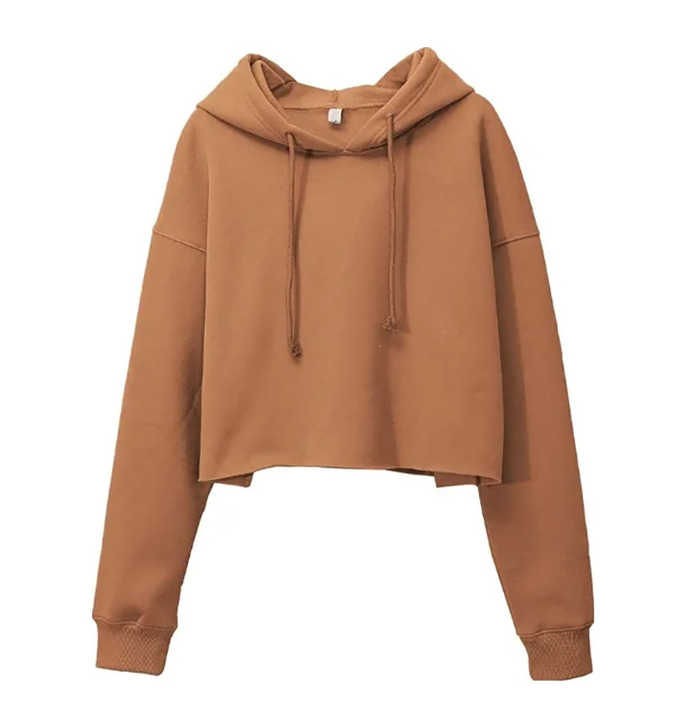 Cropped Streetwear Hoodie