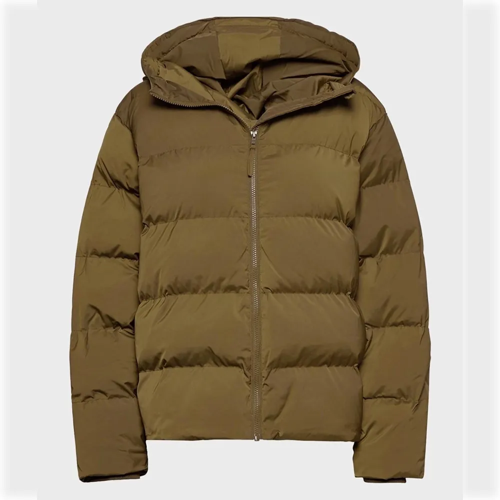 Custom matte nylon insulated puffer jacket