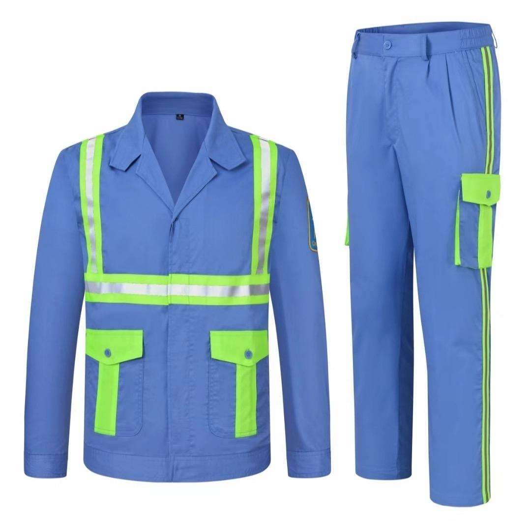 Flame-Retardant Industrial Work Coveralls Run