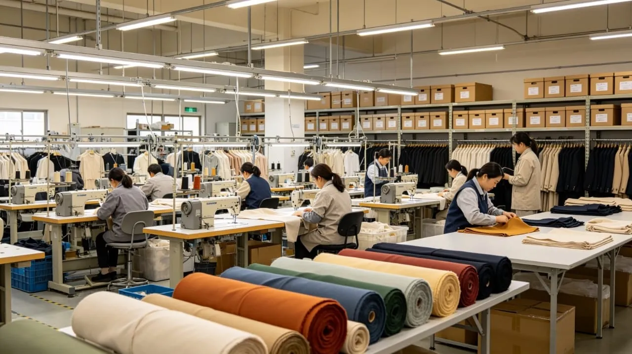 Apparel manufacturing production facility