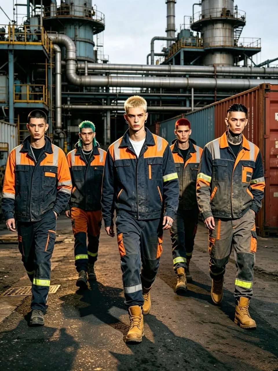 Industrial safetywear and hi-vis reflective apparel production floor at Bravane Industry